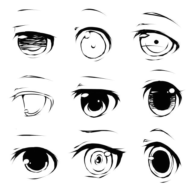 Drawings Of Eyes Anime Different Anime Eyes Google Search Drawing Pinterest