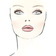 lacoste makeup sketch
