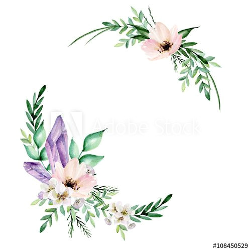 floral wreath watercolor hand drawn wreath drawing wreath watercolor royalty free images