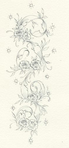 enchanting embroidery a pattern flourishes d encre line art floral embroidery patterns