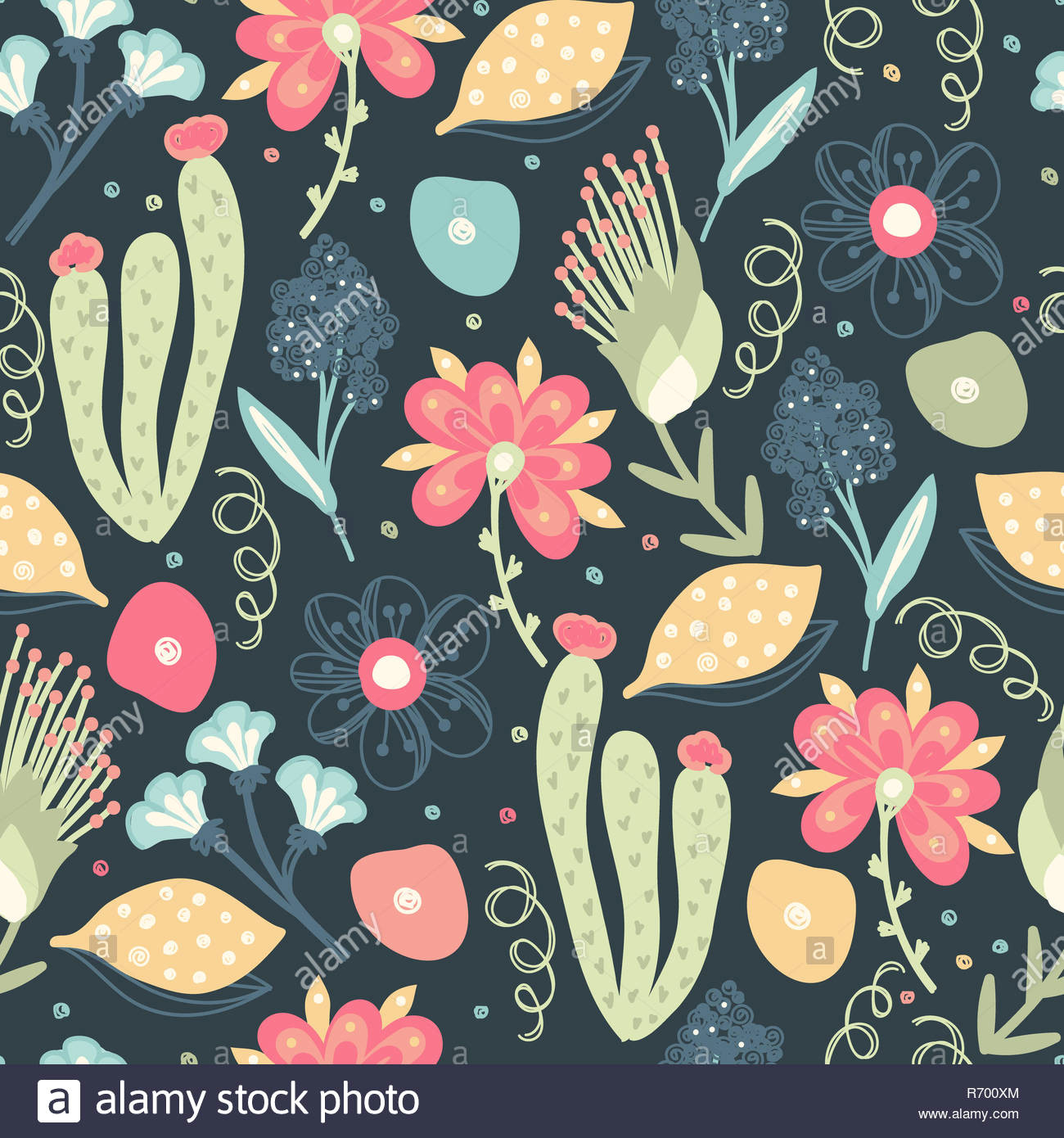 hand drawn creative flowers colorful artistic background with blossom abstract herb it can be used for wallpaper textiles wrapping card
