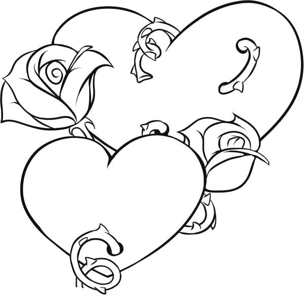 coloring pages of hearts and flowers elegant vases flower vase coloring page pages flowers in a