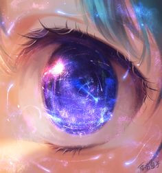 img manga art sky anime galaxy anime galaxy eyes