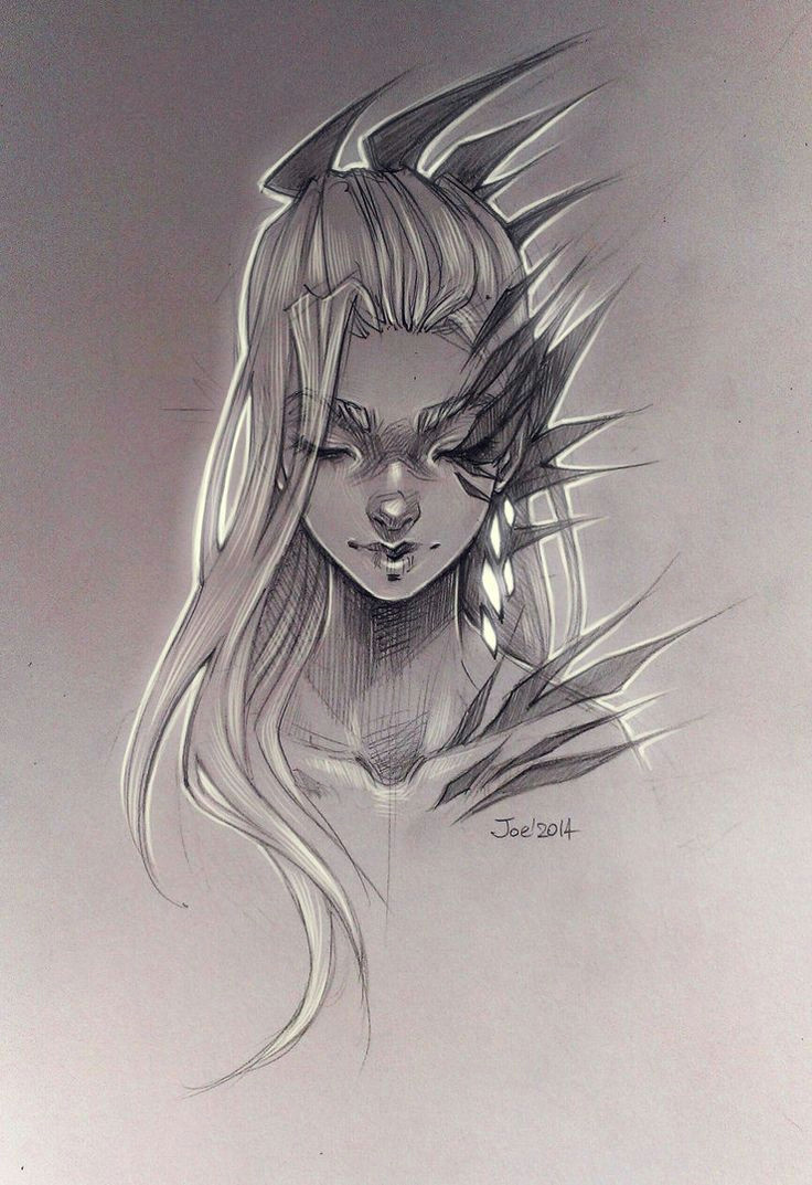 girl sketch by sashajoe on deviantart