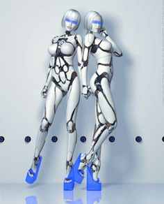 fembot s together by blacksheepart blade runner cyberpunk madchen cyberpunk charakter robotermadchen cyborg