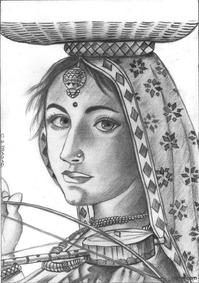 pencil sketches of indian god sculptures animals actress etc