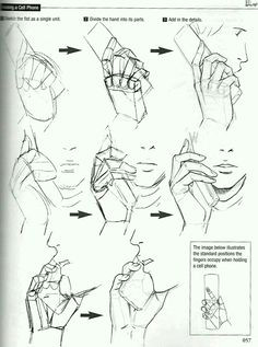 hand poses graphic sha s how to draw manga drawing yaoi holding a cellphone