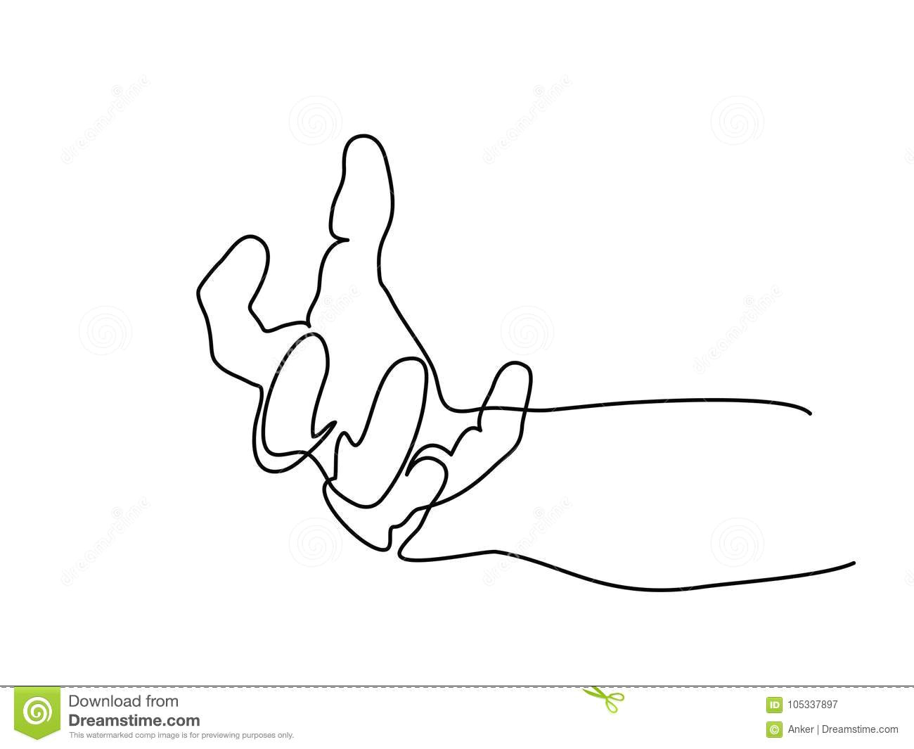 hand palm with fingers