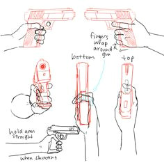 imgur pistol drawinghand