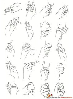 how to draw hands holding things