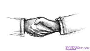 this should be a cool lesson on a pair of hands that are shaking shaking hands is something that almost everybody does