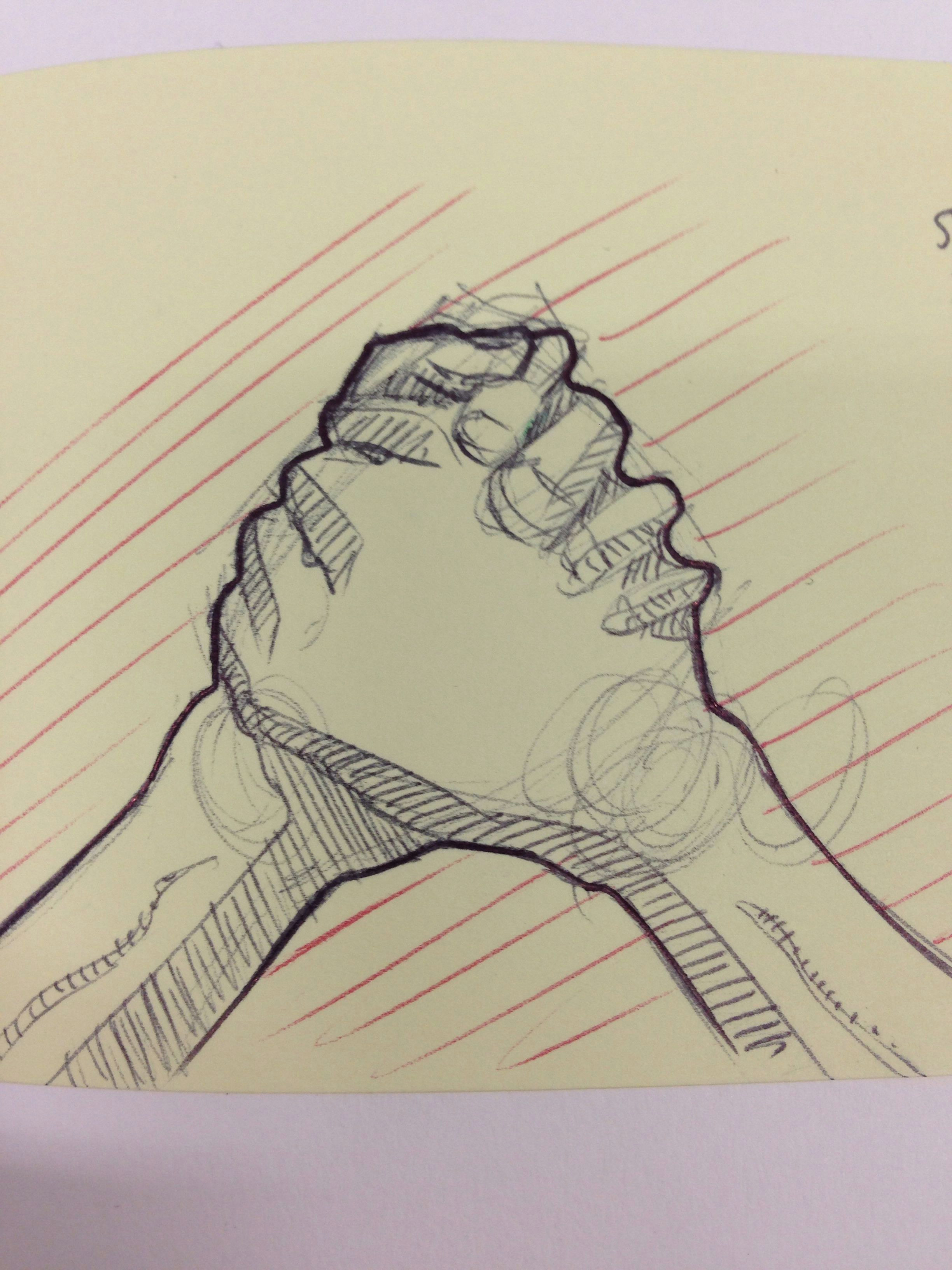 anatomy of a handshake ballpoint sketch jack darby jaspe anatomie bras