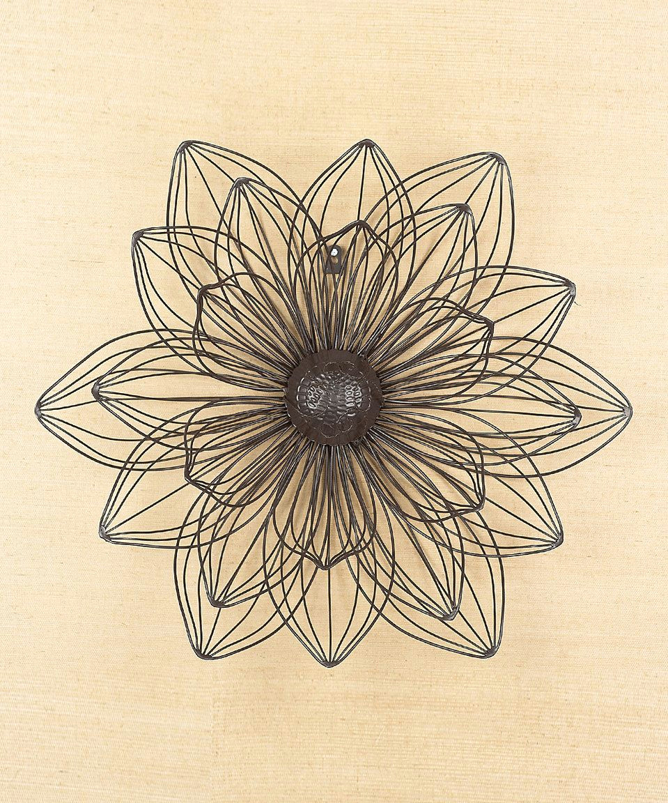 love this mesh sunburst flower wall hanging by transpac imports on zulily zulilyfinds