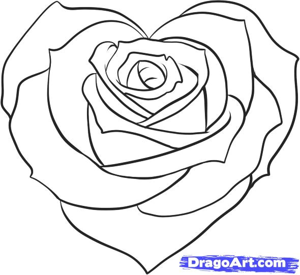 how to draw an impossible heart shape cool simple optical how to draw heart with banner i iove you
