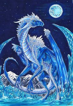 snow ice frost dragons ice dragon dragon art japanese dragon