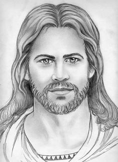 jesus drawing pencil