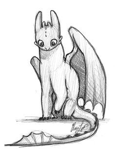 toothless how to train your dragon drawn by elora lyda http cute dragon drawingdragon