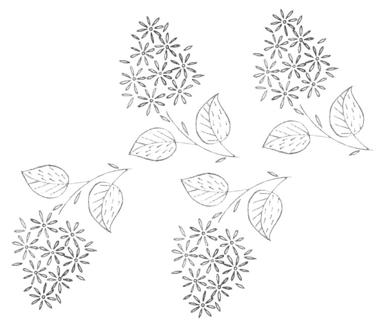 Drawings Of Little Flowers Free Embroidery Pattern A Bunch Of Little Flowers Needle Thread