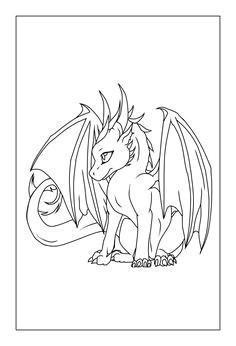dragon coloring pages