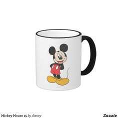 mickey mouse 15 ringer mug disney mugs mickey mouse mug mickey and friends