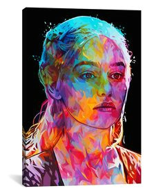 take a look at this daenerys targaryen wrapped canvas today game of trones mother