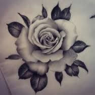image result for realistic rose tattoo black and white rose on shoulder tattoo rose tattoo
