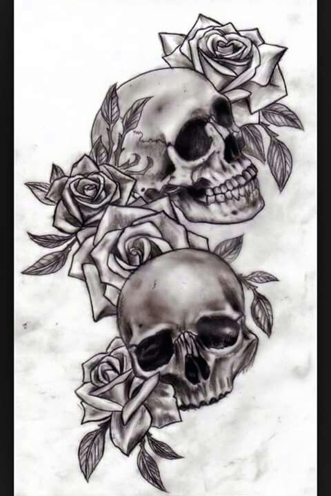 schadel und rosen totenkopf tattoo ideen totenkopf tattoos tattoo unterarm frau