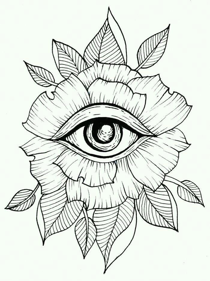 skull in pupil small eyes dainty details geometrictattoos