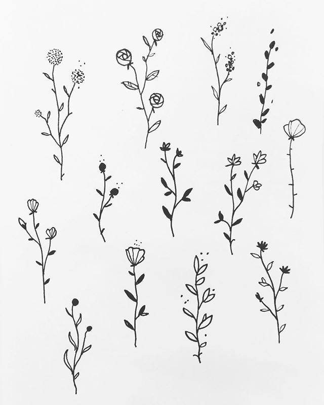 some floral designs