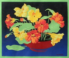 untitled nasturtiums by alfred joseph casson at mayberry fine arts flower pictures