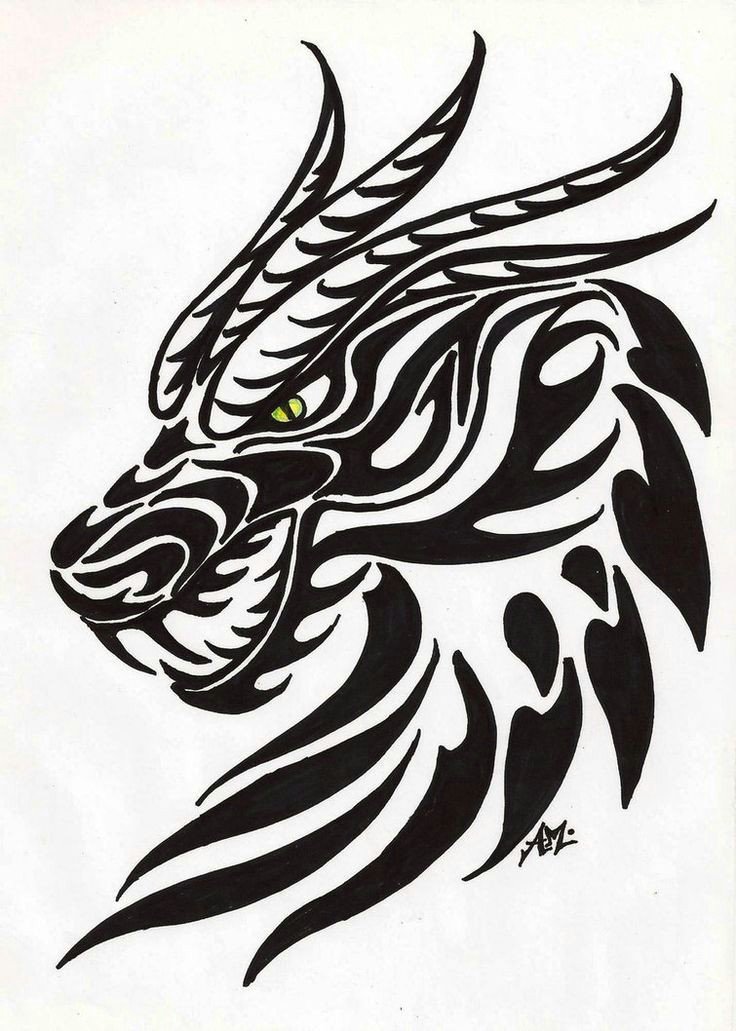 dragon tattoo designs are famous because dragons their self are mysterious and because of that dragon