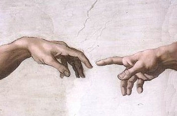 hands of god and adam