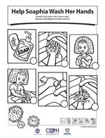 a good worksheet to use during a hand washing unit to explain the proper steps of