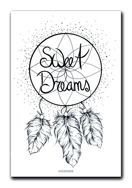 poster sweet dreams a4