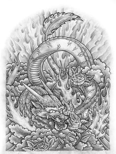 japanese dragon sleeve by jovictory deviantart com dragon tattoo drawing tattoo drawings