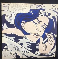 roy lichtenstein drowning girl pop art 35mm vintage art slide ebay roy lichtenstein