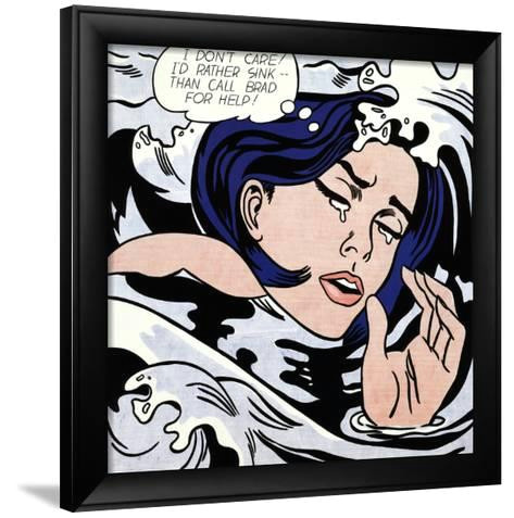 473x477 drowning girl art print by roy lichtenstein drowning girl painting