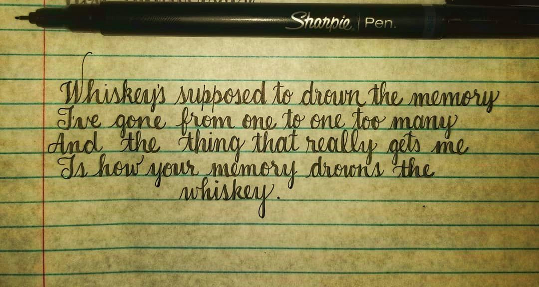 just a great chorus to this jasonaldean song whiskey is suppose to drown the memory isn t it 911emsdispatcher justoneofthosenights needadrink