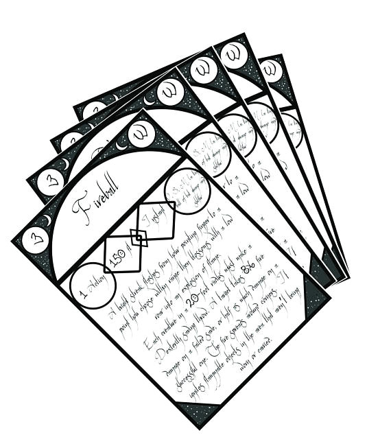 printable blank spell cards for spell books in dnd pathfinder