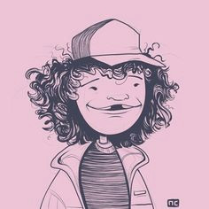 nate call dustin from stranger things for sketch dailies sketch ideas drawing ideas