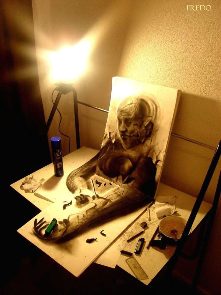 crazy 3d drawing