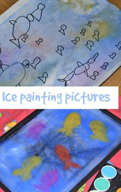 ice painting ocean themed preschool science activities painting activities preschool art science