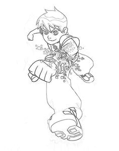 ben 10 coloring page