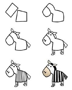 zebra ecole art drawing techniques easy drawings doodle drawings cartoon drawings