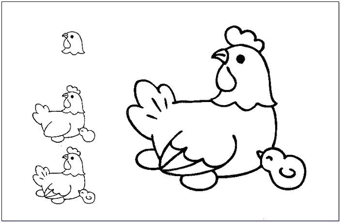 easy to draw cartoon farm animals