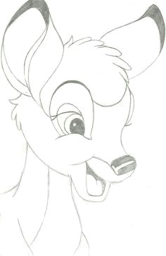 disney bambi drawing