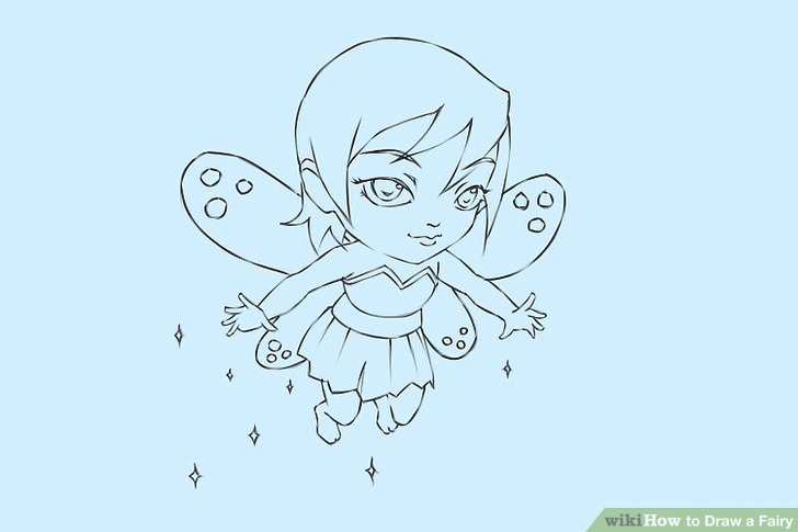 image titled draw a fairy step 7