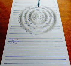15 year old artist creates remarkable lined paper 3d illusion drawings