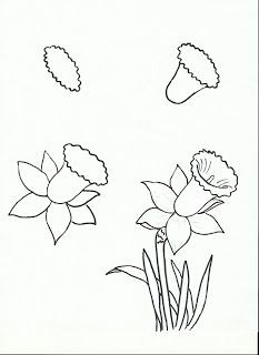 art class ideas easy flower drawings easy to