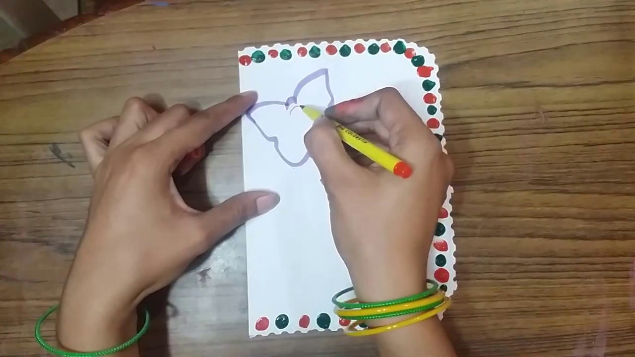 teachers day handmade greeting card making idea for school students kids parth s world